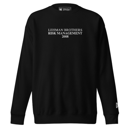 Lehman Brothers Risk Management 2008 - Crewneck