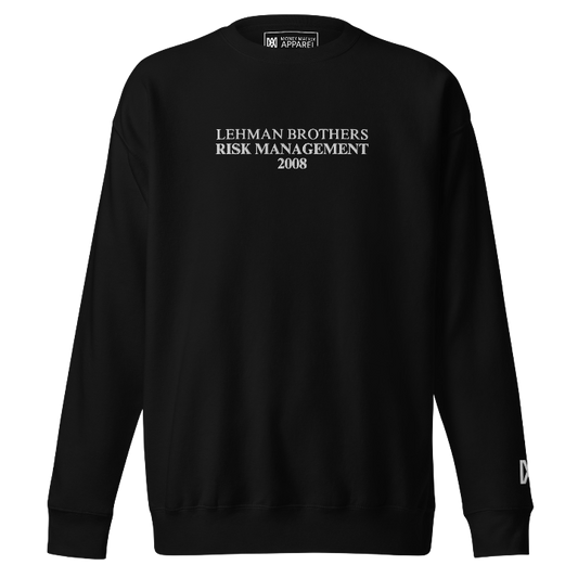 Lehman Brothers Risk Management 2008 - Crewneck