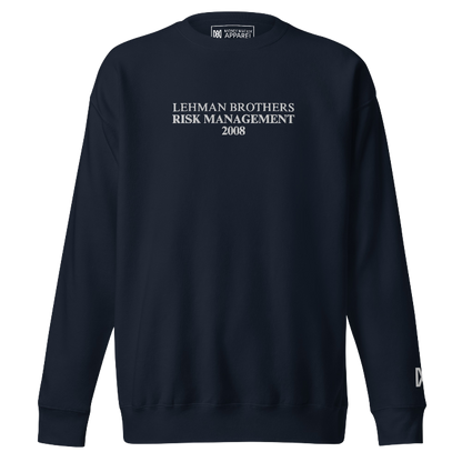 Lehman Brothers Risk Management 2008 - Crewneck